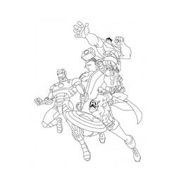 Desenho Vingadores (Super-heróis e Supervilões) #74231 para imprimir e colorir