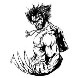 Desenho Wolverine (Super-heróis e Supervilões) #185663 para imprimir e colorir