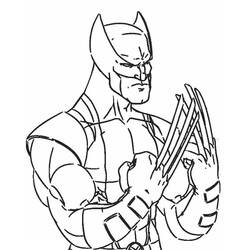 Desenho Wolverine (Super-heróis e Supervilões) #185664 para imprimir e colorir