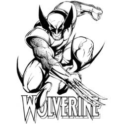Página para colorir: Wolverine (Super-heróis e Supervilões) #74835 - Páginas para Colorir Imprimíveis Gratuitamente