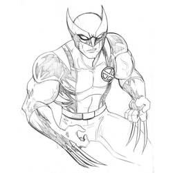 Página para colorir: Wolverine (Super-heróis e Supervilões) #74836 - Páginas para Colorir Imprimíveis Gratuitamente
