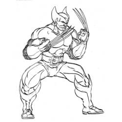 Página para colorir: Wolverine (Super-heróis e Supervilões) #74837 - Páginas para Colorir Imprimíveis Gratuitamente