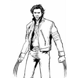 Página para colorir: Wolverine (Super-heróis e Supervilões) #74839 - Páginas para Colorir Imprimíveis Gratuitamente