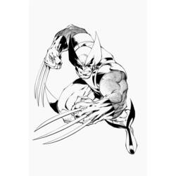 Página para colorir: Wolverine (Super-heróis e Supervilões) #74843 - Páginas para Colorir Imprimíveis Gratuitamente