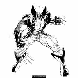 Página para colorir: Wolverine (Super-heróis e Supervilões) #74848 - Páginas para Colorir Imprimíveis Gratuitamente
