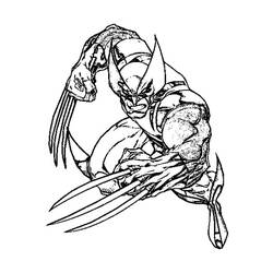 Página para colorir: Wolverine (Super-heróis e Supervilões) #74865 - Páginas para Colorir Imprimíveis Gratuitamente