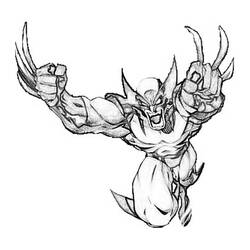 Página para colorir: Wolverine (Super-heróis e Supervilões) #74882 - Páginas para Colorir Imprimíveis Gratuitamente