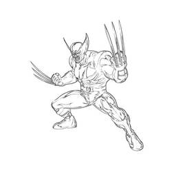Página para colorir: Wolverine (Super-heróis e Supervilões) #74885 - Páginas para Colorir Imprimíveis Gratuitamente
