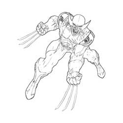 Página para colorir: Wolverine (Super-heróis e Supervilões) #74889 - Páginas para Colorir Imprimíveis Gratuitamente