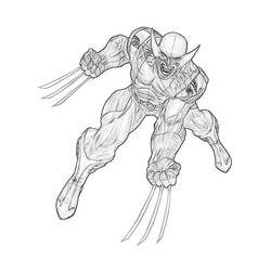 Página para colorir: Wolverine (Super-heróis e Supervilões) #74892 - Páginas para Colorir Imprimíveis Gratuitamente