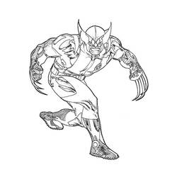 Página para colorir: Wolverine (Super-heróis e Supervilões) #74893 - Páginas para Colorir Imprimíveis Gratuitamente