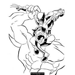 Página para colorir: Wolverine (Super-heróis e Supervilões) #74895 - Páginas para Colorir Imprimíveis Gratuitamente