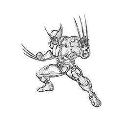 Página para colorir: Wolverine (Super-heróis e Supervilões) #74897 - Páginas para Colorir Imprimíveis Gratuitamente