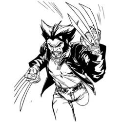 Página para colorir: Wolverine (Super-heróis e Supervilões) #74906 - Páginas para Colorir Imprimíveis Gratuitamente