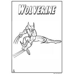 Página para colorir: Wolverine (Super-heróis e Supervilões) #74950 - Páginas para Colorir Imprimíveis Gratuitamente