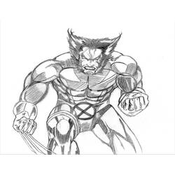 Página para colorir: Wolverine (Super-heróis e Supervilões) #74961 - Páginas para Colorir Imprimíveis Gratuitamente