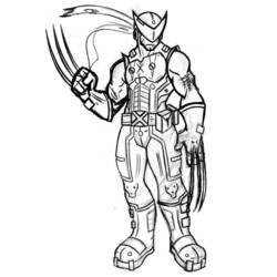 Página para colorir: Wolverine (Super-heróis e Supervilões) #74963 - Páginas para Colorir Imprimíveis Gratuitamente