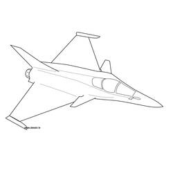 Página para colorir: aeronave militar (Transporte) #141035 - Páginas para Colorir Imprimíveis Gratuitamente