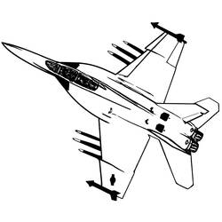 Página para colorir: aeronave militar (Transporte) #141056 - Páginas para Colorir Imprimíveis Gratuitamente