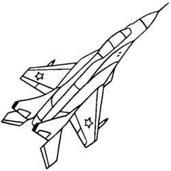 Página para colorir: aeronave militar (Transporte) #141061 - Páginas para Colorir Imprimíveis Gratuitamente