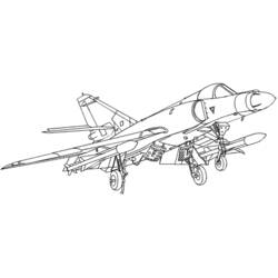 Página para colorir: aeronave militar (Transporte) #141093 - Páginas para Colorir Imprimíveis Gratuitamente