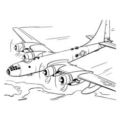 Página para colorir: aeronave militar (Transporte) #141118 - Páginas para Colorir Imprimíveis Gratuitamente