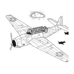 Página para colorir: aeronave militar (Transporte) #141245 - Páginas para Colorir Imprimíveis Gratuitamente