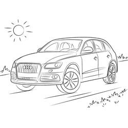Desenho Audi (Transporte) #174803 para imprimir e colorir