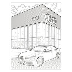 Desenho Audi (Transporte) #174819 para imprimir e colorir