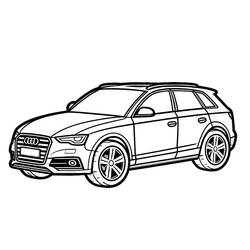 Desenho Audi (Transporte) #218595 para imprimir e colorir