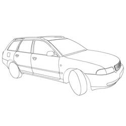 Desenho Audi (Transporte) #218603 para imprimir e colorir