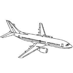 Página para colorir: Avião (Transporte) #134790 - Páginas para Colorir Imprimíveis Gratuitamente