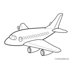 Página para colorir: Avião (Transporte) #134798 - Páginas para Colorir Imprimíveis Gratuitamente