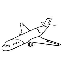 Página para colorir: Avião (Transporte) #134836 - Páginas para Colorir Imprimíveis Gratuitamente