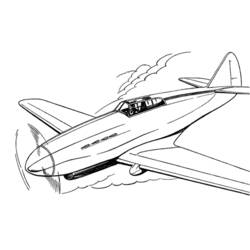 Página para colorir: Avião (Transporte) #134857 - Páginas para Colorir Imprimíveis Gratuitamente