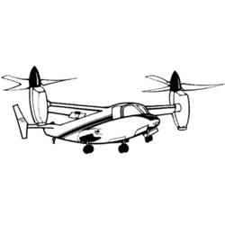 Página para colorir: Avião (Transporte) #134859 - Páginas para Colorir Imprimíveis Gratuitamente