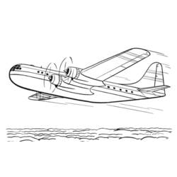 Página para colorir: Avião (Transporte) #134902 - Páginas para Colorir Imprimíveis Gratuitamente