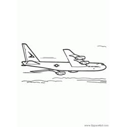 Página para colorir: Avião (Transporte) #134941 - Páginas para Colorir Imprimíveis Gratuitamente