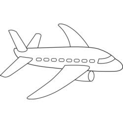 Página para colorir: Avião (Transporte) #134951 - Páginas para Colorir Imprimíveis Gratuitamente