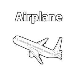 Página para colorir: Avião (Transporte) #134976 - Páginas para Colorir Imprimíveis Gratuitamente