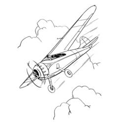 Página para colorir: Avião (Transporte) #135021 - Páginas para Colorir Imprimíveis Gratuitamente
