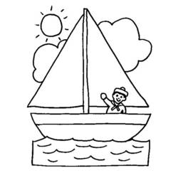 Página para colorir: Barco / Navio (Transporte) #137441 - Páginas para Colorir Imprimíveis Gratuitamente