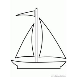 Página para colorir: Barco / Navio (Transporte) #137452 - Páginas para Colorir Imprimíveis Gratuitamente
