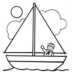 Página para colorir: Barco / Navio (Transporte) #137454 - Páginas para Colorir Imprimíveis Gratuitamente