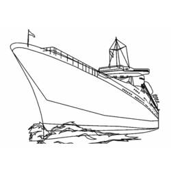 Página para colorir: Barco / Navio (Transporte) #137601 - Páginas para Colorir Imprimíveis Gratuitamente