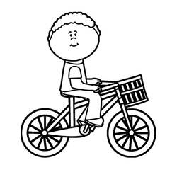 Desenho Bicicleta (Transporte) #175396 para imprimir e colorir