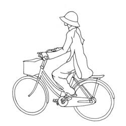 Página para colorir: Bicicleta / Bicicleta (Transporte) #136945 - Páginas para Colorir Imprimíveis Gratuitamente
