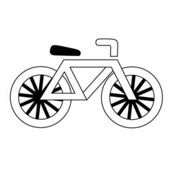 Página para colorir: Bicicleta / Bicicleta (Transporte) #136946 - Páginas para Colorir Imprimíveis Gratuitamente