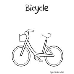 Página para colorir: Bicicleta / Bicicleta (Transporte) #136950 - Páginas para Colorir Imprimíveis Gratuitamente