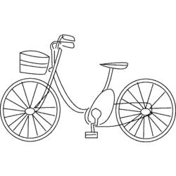 Página para colorir: Bicicleta / Bicicleta (Transporte) #136954 - Páginas para Colorir Imprimíveis Gratuitamente